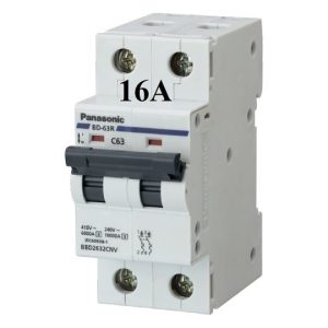 Mcb 2 tép 16a panasonic