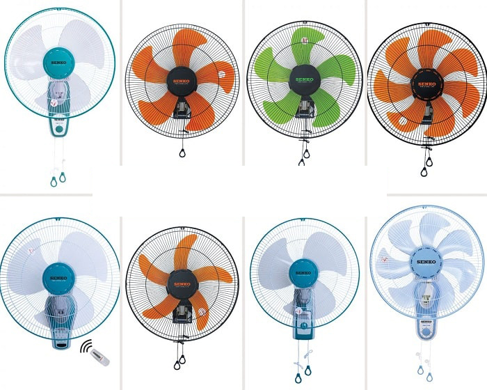 các mẫu quạt treo tường senko