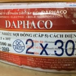 Dây đôi mềm Vcmd 2x30 (2x1.5) Daphaco
