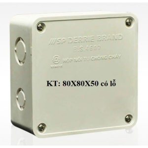 Hộp Nối Dây 80x80x50 có lỗ Sino