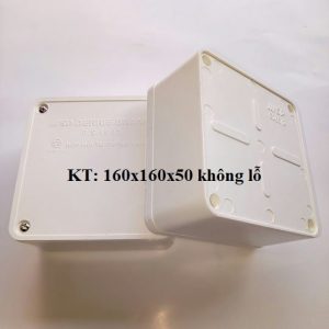 Hộp Nối Dây 160x160x50 không lỗ Sino