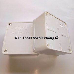 Hộp Nối Dây 185x185x50 không lỗ Sino