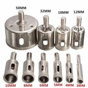 Mũi khoan kiếng,kính,đá gạch men,thuỷ tinh đủ kích thước