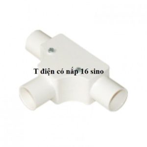 Cút chữ T 16 Sino có nắp